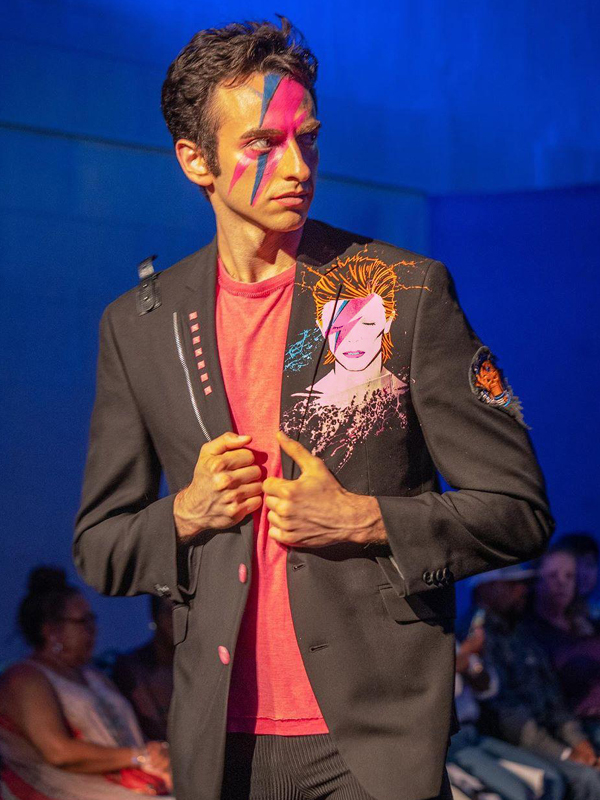 RockStarr Designer Wear David Bowie Jacket New York Fashion Week RockStarr Designer Wear David Bowie Jacket New York Fashion Week