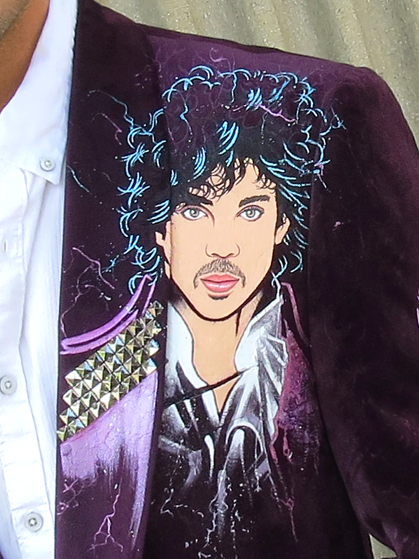 RockStarr Designer Wear Prince Purple Rain Jacket