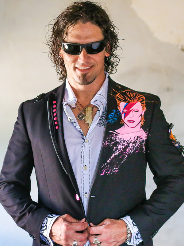 RockStarr Designer Wear David Bowie Jacket