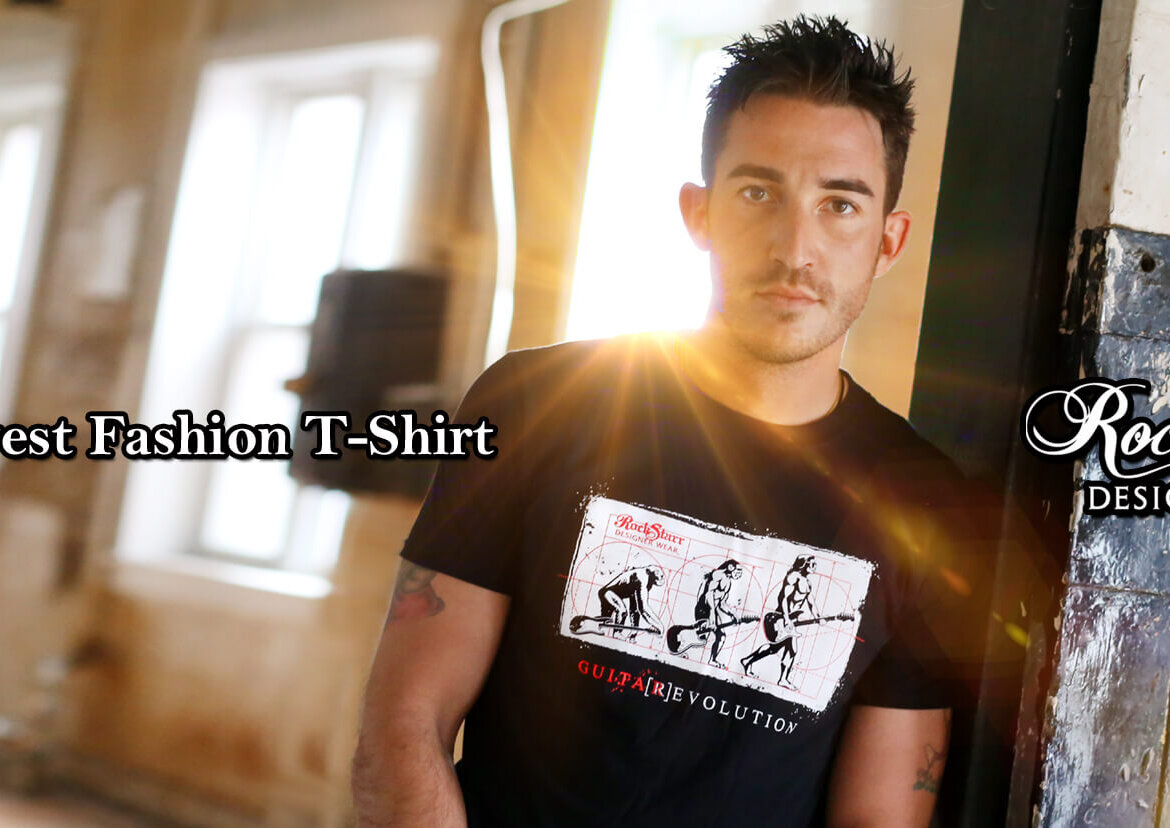 RockStarr Designer Wear Guitar T-Shirt
